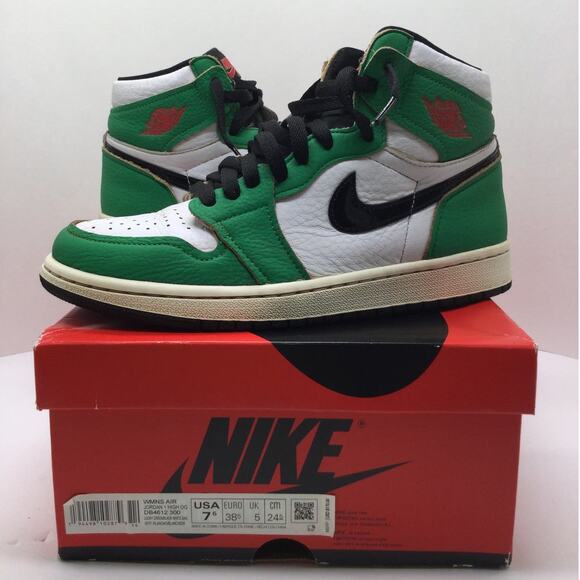 Nike Shoes - Nike Air Jordan 1 High OG Lucky Green Womens 7.5 Authenticated